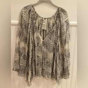 Free People FP One printed button down